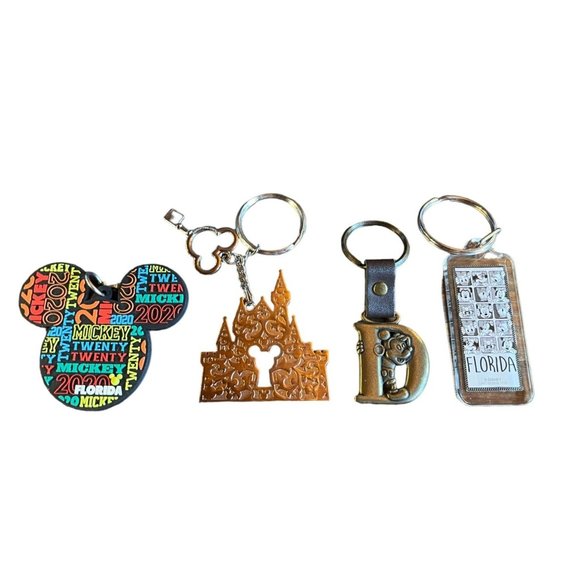 Disney Accessories - Disney Key Chain Set Of 4 Florida Souvenir 2020 Florida